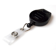 Poza cu Black badge reel for lanyard with strap. 60270209 (DE,SE,NO,FI,RO,PL)
