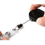 Poza cu Black badge reel for lanyard with strap. 60270209 (DE,SE,NO,FI,RO,PL)