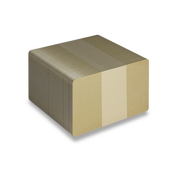 Poza cu Card gold blank - CR80 (GOLD CORE). 70102028