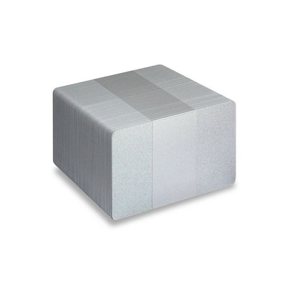 Poza cu Card argintiu blank - CR80 (NUCLEU ARGINTIU). 70102029