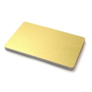 Poza cu Carduri subțiri blank din aur - 480 microni, 0,48 mm (MIEZ ALB). 70102028LI420