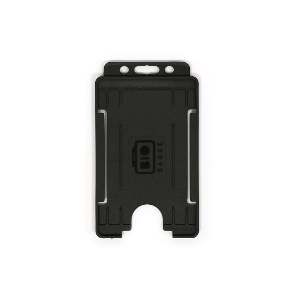 Poza cu Bio badge Cardholder/carrying face open plastic black (vertical/portrait). 60270471 (DE,SE,NO,FI,RO,PL)