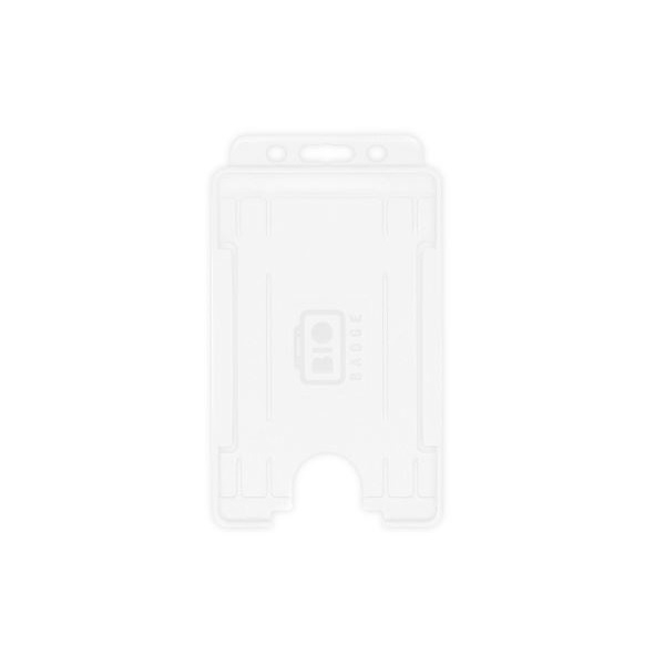 Poza cu Bio badge Cardholder/carrying face open plastic white (horizontal/landscape). 60270472 (DE,SE,NO,FI,RO,PL)