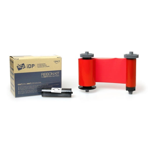 Poza cu Smart-30S/Smart-30D/Smart-50S/Smart-50D red without overlay ribbon/dye film (K) - 1200 print. Smart 55650664 / 650664 SIADC-P-R. (DE,SE,NO,FI,RO,PL)