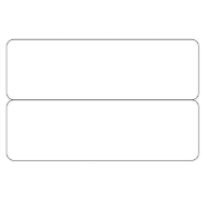 Poza cu Blank white 2-up e.g. name tags / price tag cards - CR80. 70102045 (DE,SE,NO,FI,RO,PL)