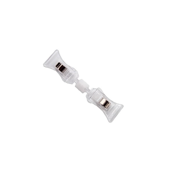 Poza cu Sign holder with 2 clamps transparent. 60270213 (DE,SE,NO,FI,RO,PL)