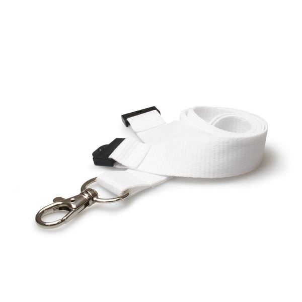 Poza cu White lanyard / keyhanger 20 mm with metal trigger clip. 60270742 (DE,SE,NO,FI,RO,PL)