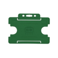 Poza cu Bio badge Cardholder/carrying face open plastic green (horizontal/landscape). 60270456 (DE,SE,NO,FI,RO,PL)