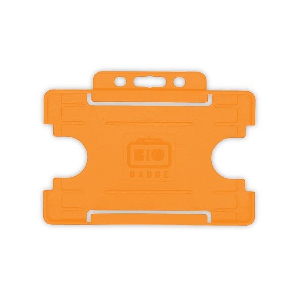 Poza cu Bio badge Cardholder/carrying face open plastic orange (horizontal/landscape). 60270453 (DE,SE,NO,FI,RO,PL)