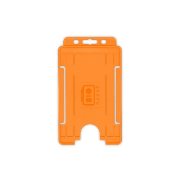 Poza cu Bio badge Cardholder/carrying face open plastic orange (vertical/portrait). 60270473 (DE,SE,NO,FI,RO,PL)