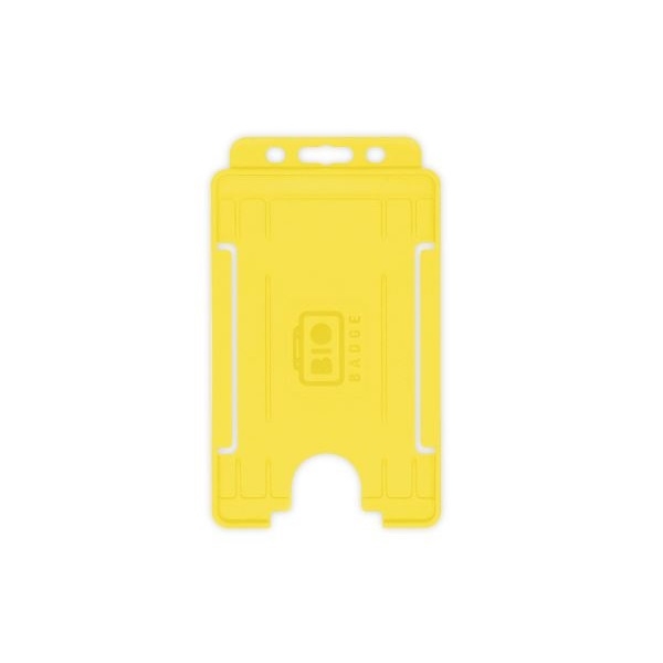 Poza cu Bio badge Cardholder/carrying face open plastic yellow (vertical/portrait). 60270477 (DE,SE,NO,FI,RO,PL)