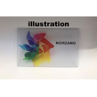 Poza cu Matt clear /  frosted cards - CR80. 70102052 (DE,SE,NO,FI,RO,PL)