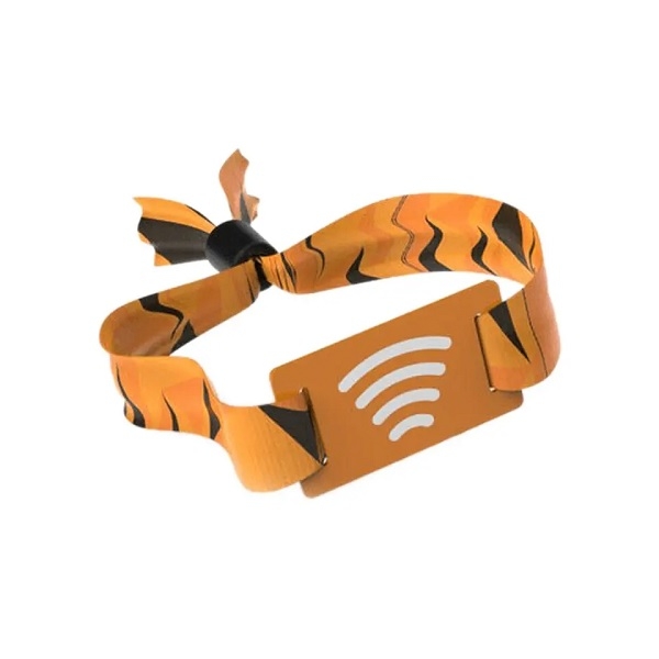 Poza cu Fabric bracelet 13.56MHz RFID woven bracelet NFC wristband. 75102896 (DE,SE,NO,FI,RO,PL)