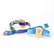 Poza cu Fabric bracelet 13.56MHz RFID woven bracelet NFC wristband. 75102896 (DE,SE,NO,FI,RO,PL)