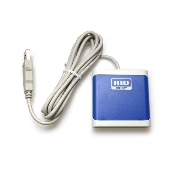 Poza cu HID™  Omnikey 5022CL Smart Card Reader - Dark Blue NFC. R50220318-DB (DE,SE,NO,FI,RO,PL)