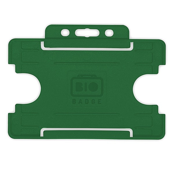 Poza cu Bio badge Cardholder/carrying face open plastic green (horizontal/landscape). 60270456 (DE,SE,NO,FI,RO,PL)