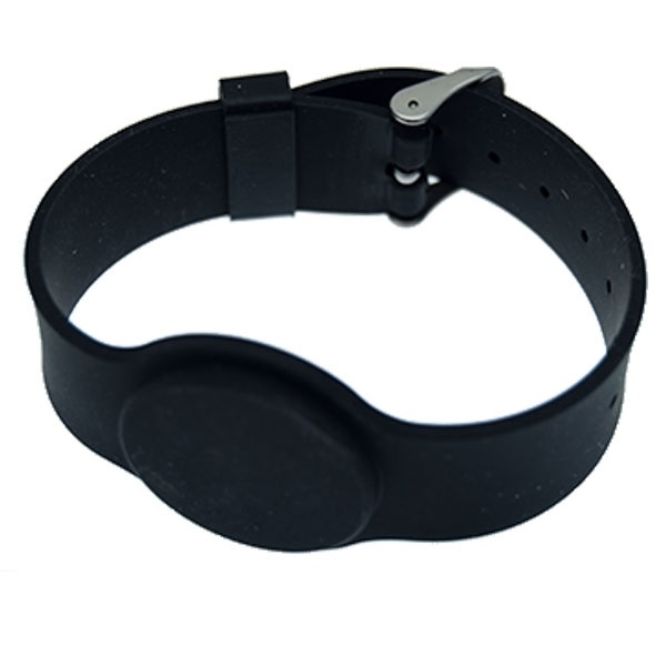 Poza cu Black wristband Salto compatible 13,56 MHZ 1KB Adjustable strap. 70105091 (DE,SE,NO,FI,RO,PL)