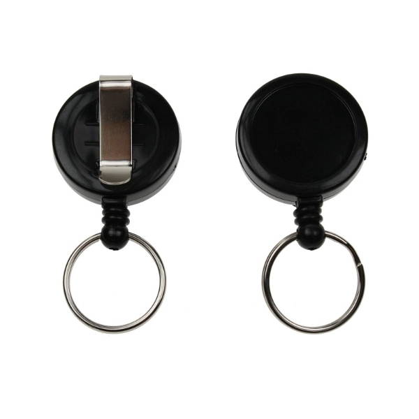 Poza cu Black badge reel with belt clip and key ring. 60270227 (DE,SE,NO,FI,RO,PL)