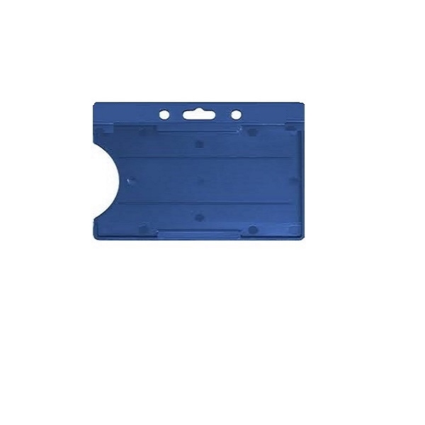 Poza cu ID Cardholder/carrying badge face open plastic blue (horizontal/landscape). 60270197vud (DE,SE,NO,FI,RO,PL)