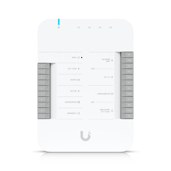 Poza cu Ubiquiti UniFi Single Door Access Controller 5x 10/100/1000 Base-T, PoE++. UA-HUB-DOOR (DE,SE,NO,FI,RO,PL)