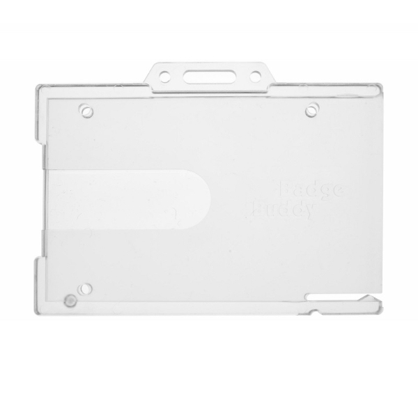 Poza cu Enclosed ID Badge Lockable card holder / carrying case rigid plastic (horizontal / landscape) for 2 cards. 60270286 (DE,SE,NO,FI,RO,PL)