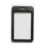 Poza cu Sort 86x54 mm Card holder / carrying case hard plastic / Badge holder. Clear on both sides (vertical / portrait). 60270341 (DE,SE,NO,FI,RO,PL)