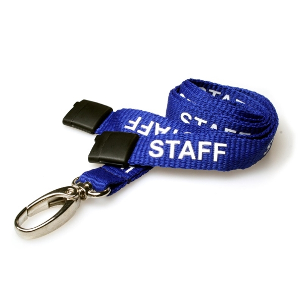 Poza cu Staff blue lanyard / keyhanger 15 mm with metal lobster clip. 60270600 (DE,SE,NO,FI,RO,PL)