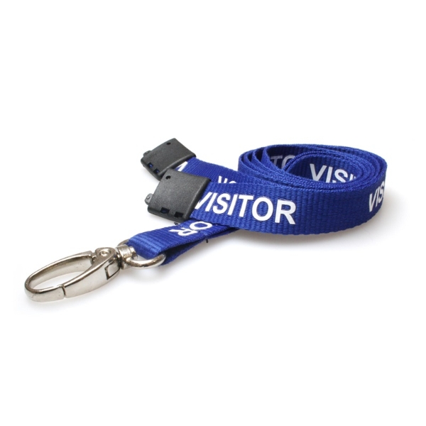 Poza cu Visitor blue lanyard / Keyhanger 15 mm with metal lobster clip. 60270601 (DE,SE,NO,FI,RO,PL)