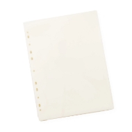Poza cu Folie de laminare A4 transparentă, 75 microni, cu perforație tip „Euro-slot” (pentru biblioraft), 216 x 303 mm, laminare la cald, 100 bucăți. 60270058