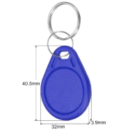 Picture of Blue rewriteable Key fob 13.56 MHz. 13.56 Compatible 1K Magic UID – Changeable UID. Keyfob. 70102948