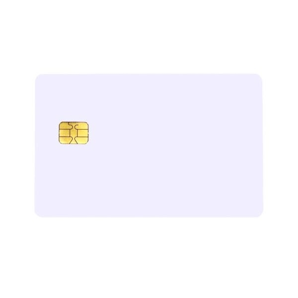 Picture of FM 4428 / SLE 4428 Contact Chip Blank White Plastic Cards - CR80. 70102111