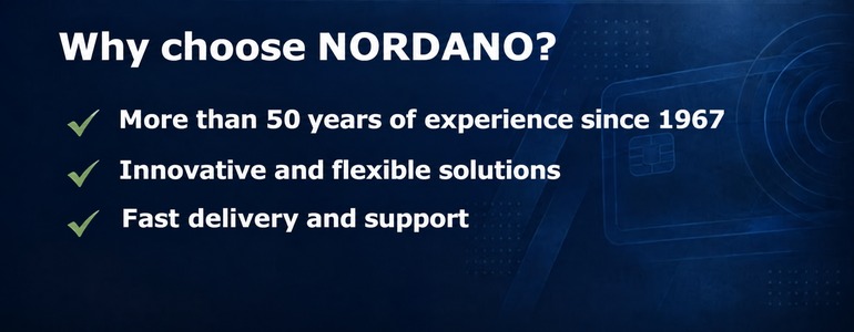 Why choose NORDANO – more than 50 years of experience since 1967, innovative and flexible solutions, fast delivery and support